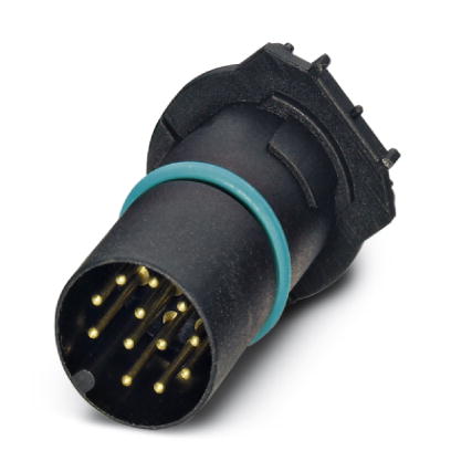 Phoenix Contact M12 Contact Carrier - Plug; SACC-CI-M12MS-12CON-L180 THR; Male; 12-Pin; A - Standard Key